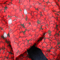 HKM-373587 Rose Twist Pure Ramie Digital Printing Fabric - 140cm Wide, Available in Multiple Lengths