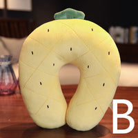 HKM-373587 U-Shaped Plush Neck Pillow for Comfortable Travel and Sleep