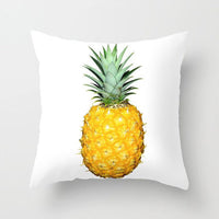 HKM-373971 Yellow Polyester Waist Cover Pillowcase - 45x45cm Peach Skin Cushion Cover