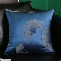 HKM-374035 Simple Modern Geometric Silk and Satin Throw Pillow Cover - 45x45cm