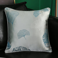 HKM-374035 Simple Modern Geometric Silk and Satin Throw Pillow Cover - 45x45cm