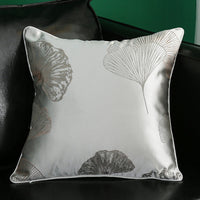 HKM-374035 Simple Modern Geometric Silk and Satin Throw Pillow Cover - 45x45cm