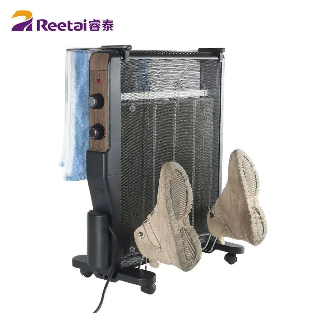 KTX-374099 2000W Portable Infrared Electric Heater with Overheat Protection for Home, Office, and Hotel Use