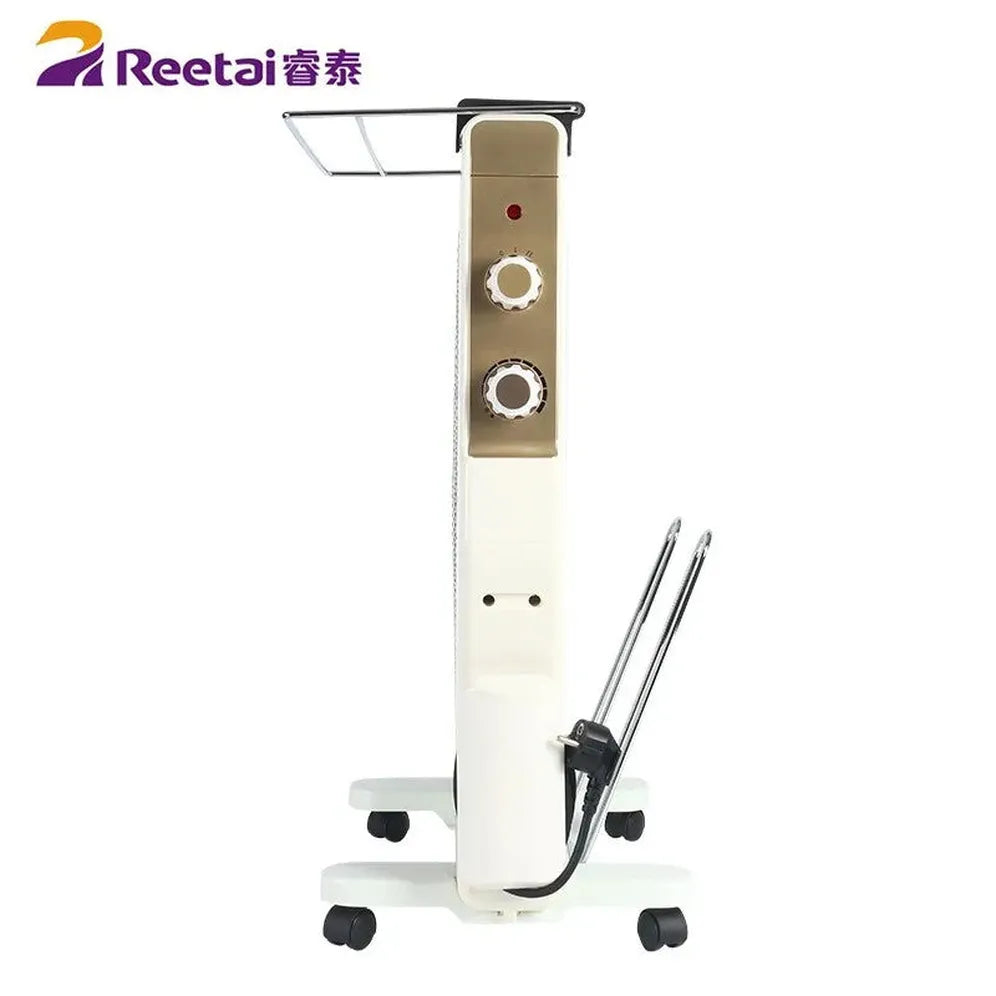 KTX-374099 2000W Portable Infrared Electric Heater with Overheat Protection for Home, Office, and Hotel Use