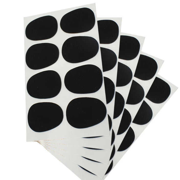 HKM-374099 Saxophone and Flute Head Silicone Tooth Pad Patch - Black, White, 0.3mm, 0.5mm, 0.8mm