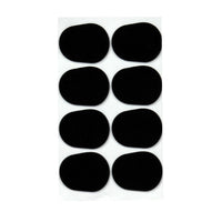 HKM-374099 Saxophone and Flute Head Silicone Tooth Pad Patch - Black, White, 0.3mm, 0.5mm, 0.8mm