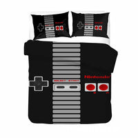 HKM-374227 Digital Printed Gamepad Bedding Set - Personalized Quilted Cover with Pillowcases in Various Sizes