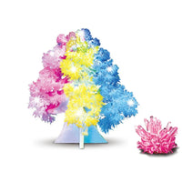 HKM-374483 Christmas Tree Crystal Growing Science Experiment Kit for Kids – DIY Educational STEAM Toy for Ages 10+