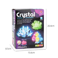 HKM-374483 Christmas Tree Crystal Growing Science Experiment Kit for Kids – DIY Educational STEAM Toy for Ages 10+