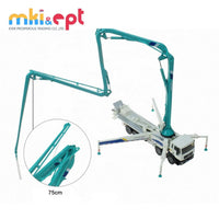HKM-374547 1:55 Scale Diecast Concrete Mixer Pump Truck Model Toy for Ages 5-13