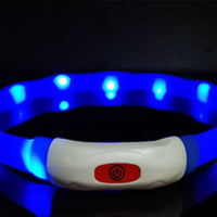 HKM-374611 Dog Silicone Luminous Collar LED