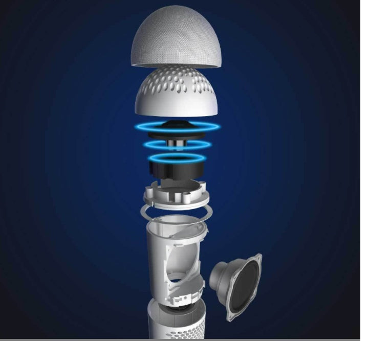 KTX-374611 Wireless Integrated Karaoke Microphone with Cardioid Directivity and USB Type-C Charging