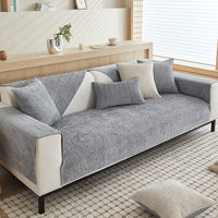 HKM-374803 Chenille Sofa Cushion in Solid Color - Available in Various Sizes and Styles