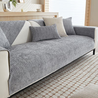 HKM-374803 Chenille Sofa Cushion in Solid Color - Available in Various Sizes and Styles