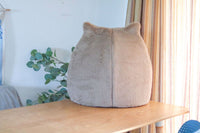 HKM-374867 Cozy Removable Cat Bed with Ears - Warm and Washable Semi-Closed Design for All Seasons