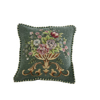 HKM-374867 Light Luxury Flower Curled Chenille Pillow in Multiple Colors and Patterns, 48x48cm