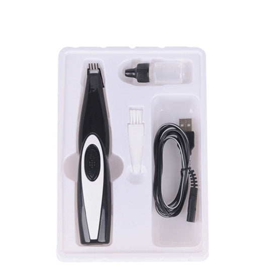 HKM-374995 Mini Foot Hair Clippers for Small Pets with USB Charging and Safe Cutter Head