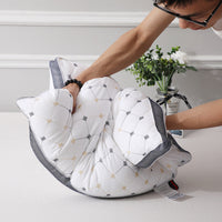 HKM-375059 Three-Dimensional Plaid Pillow Collection in Multiple Sizes and Weights