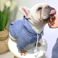 HKM-375315 Fleece Hoodie for Pets - Casual Style, Multiple Sizes Available