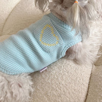 HKM-375635 Lightweight Summer Pet Vest in Oat Grey, Cream White, Baby Blue, Baby Pink - Sizes XS to XL