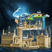 HKM-375635 Magic Castle Micro Particle Building Block Set - Educational 3D Puzzle Toy for Ages 8 and Up