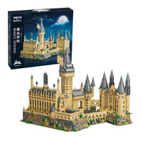 HKM-375635 Magic Castle Micro Particle Building Block Set - Educational 3D Puzzle Toy for Ages 8 and Up