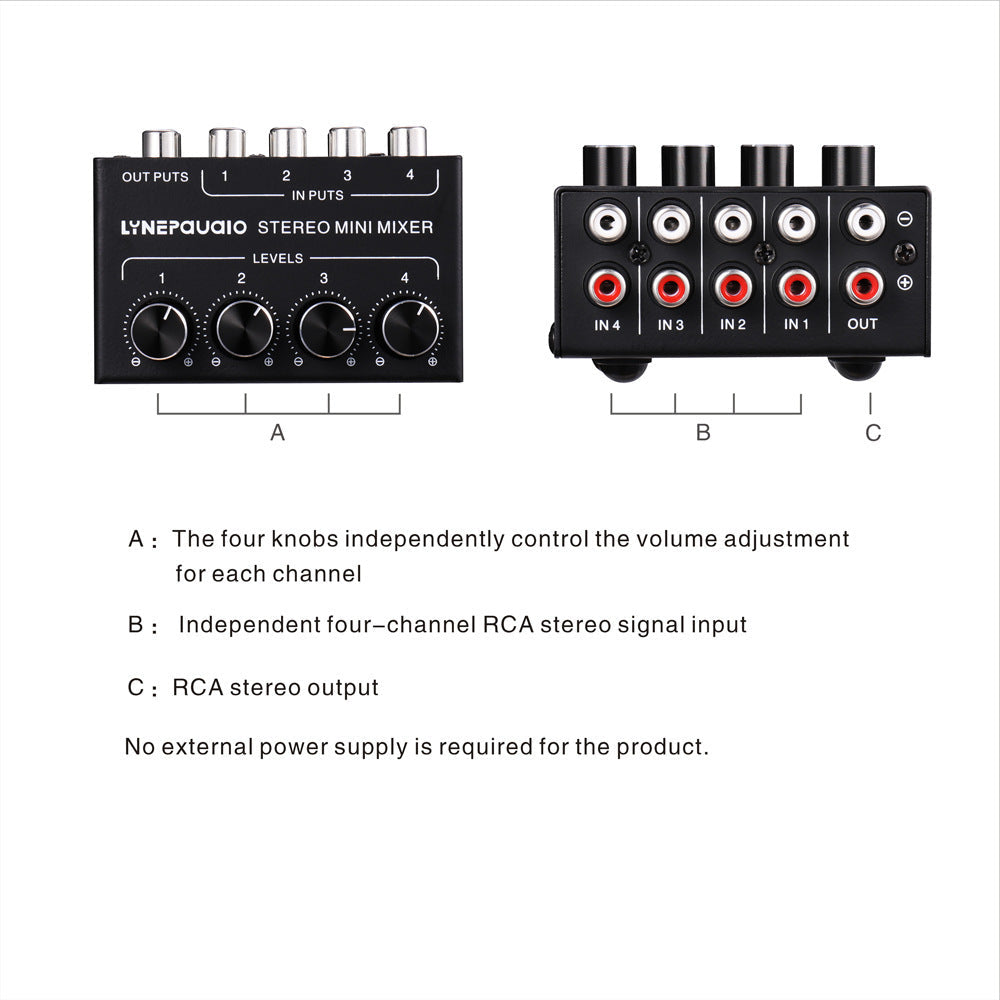 HKM-375763 Four-Channel Passive Mixer with Adjustable Input and Output Impedance