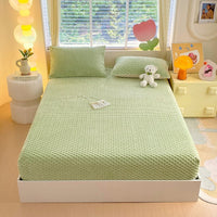 HKM-375891 Cute Animal Cartoon Velvet Fitted Bed Sheet - Various Sizes Available