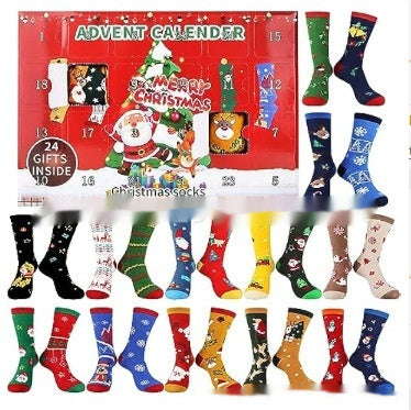 HKM-376019 Mini Christmas Socks Blind Box – Resin Craft Decoration (Set A-F)