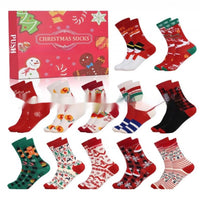 HKM-376019 Mini Christmas Socks Blind Box – Resin Craft Decoration (Set A-F)