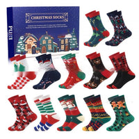 HKM-376019 Mini Christmas Socks Blind Box – Resin Craft Decoration (Set A-F)