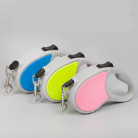 HKM-376019 Telescopic Leash for Small and Medium Pets - Available in Blue, Pink, and Fluorescent Green, 3m/5m Adjustable Length