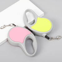 HKM-376019 Telescopic Leash for Small and Medium Pets - Available in Blue, Pink, and Fluorescent Green, 3m/5m Adjustable Length