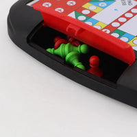 HKM-376019 Travel Mini Magnetic Ludo Game - Compact Classic Board Game for On-the-Go Fun