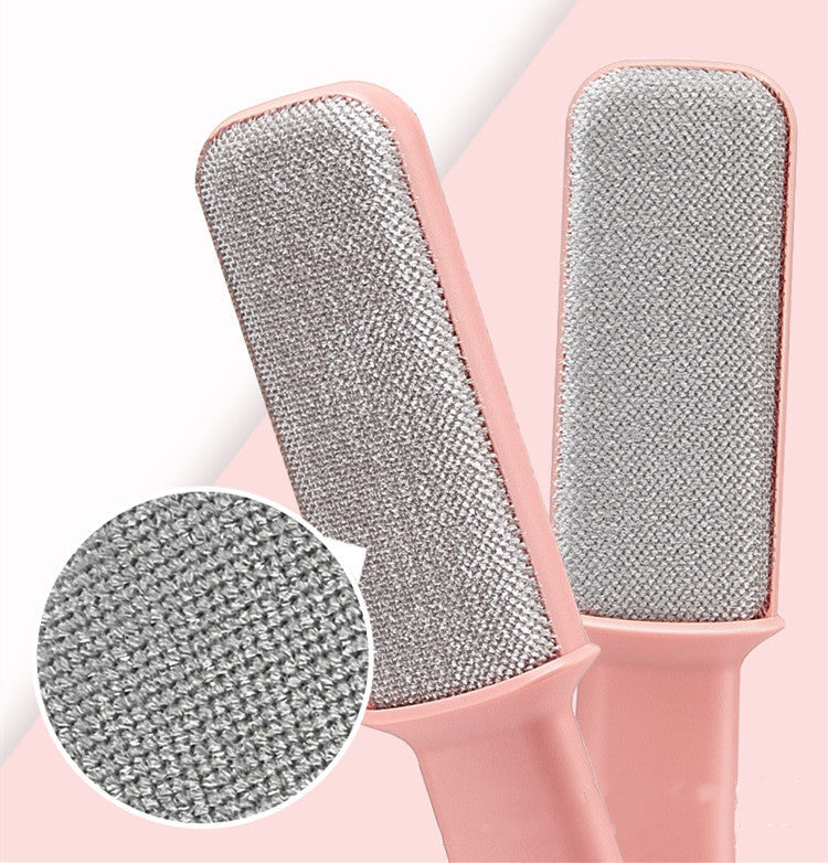 HKM-376147 Fabric and Clothes Brush Dust Remover with ABS Handle, Available in White, Sky Blue, Light Pink