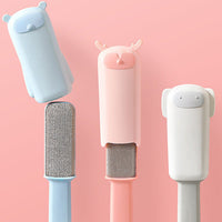 HKM-376147 Fabric and Clothes Brush Dust Remover with ABS Handle, Available in White, Sky Blue, Light Pink