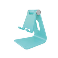 HKM-376275 Adjustable Folding Mobile Phone Holder for Desktop - Black, White, Pink, Blue Options