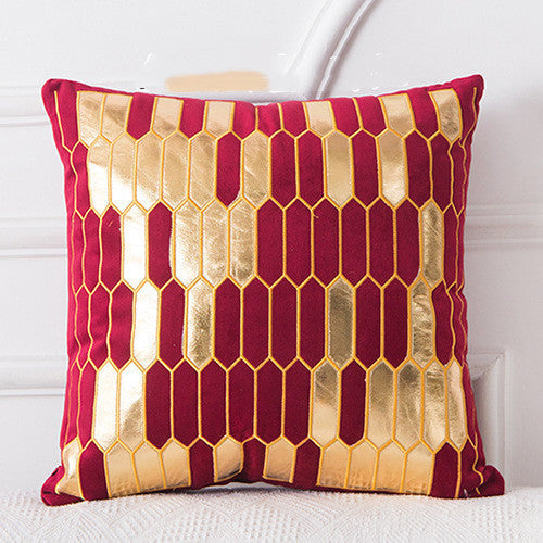 HKM-376275 Dutch Velvet Flannel Pillowcase - Light Luxury Cushion Cover, 45x45cm, Multiple Colors Available