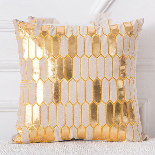 HKM-376275 Dutch Velvet Flannel Pillowcase - Light Luxury Cushion Cover, 45x45cm, Multiple Colors Available