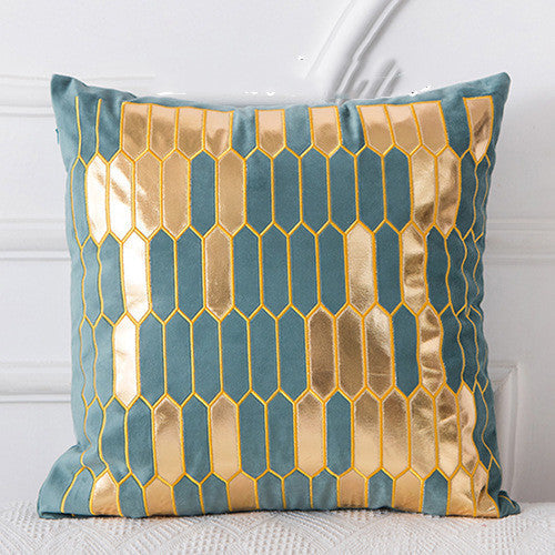 HKM-376275 Dutch Velvet Flannel Pillowcase - Light Luxury Cushion Cover, 45x45cm, Multiple Colors Available