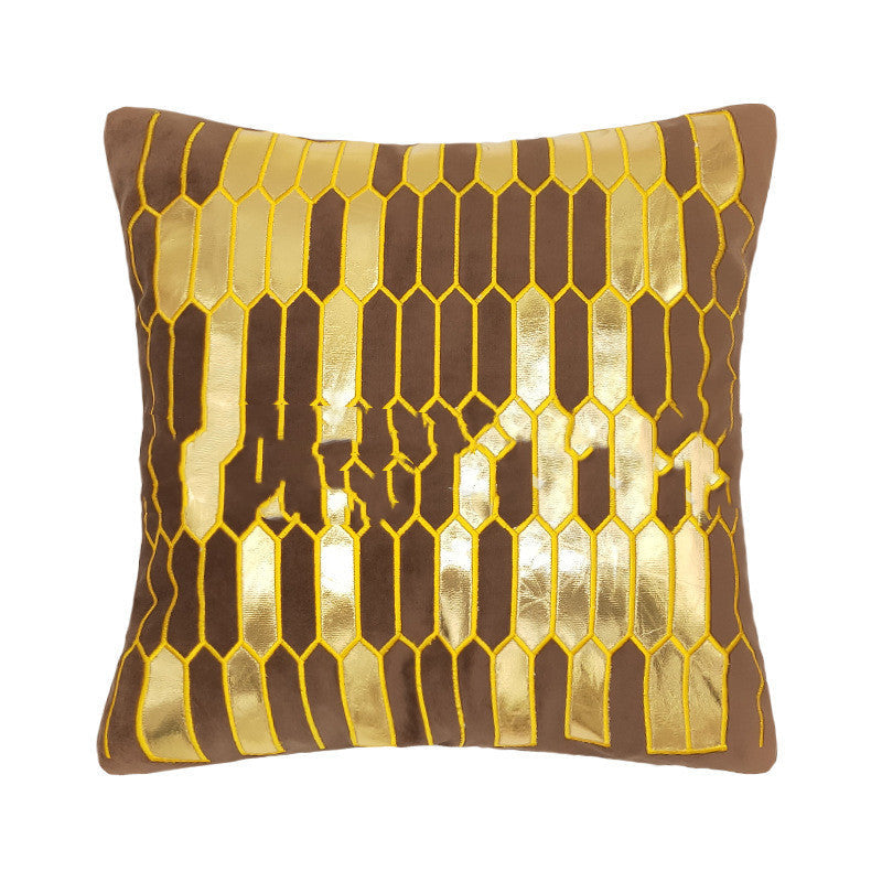 HKM-376275 Dutch Velvet Flannel Pillowcase - Light Luxury Cushion Cover, 45x45cm, Multiple Colors Available