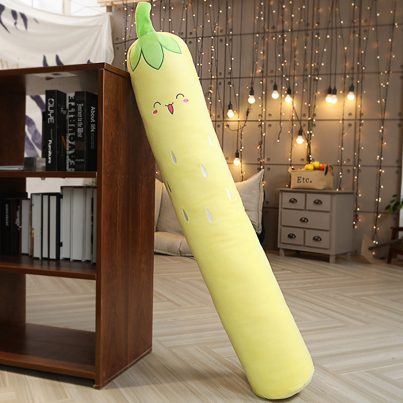 HKM-376339 Cartoon Strawberry Long Pillow Stuffed with Ppcotton Plush