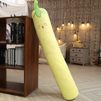 HKM-376339 Cartoon Strawberry Long Pillow Stuffed with Ppcotton Plush