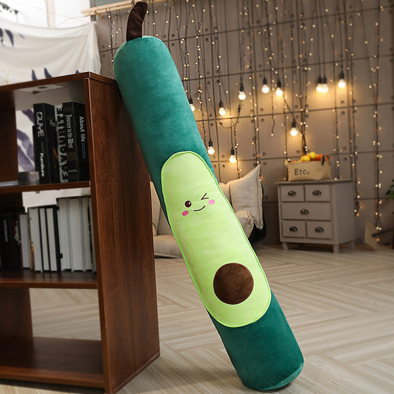 HKM-376339 Cartoon Strawberry Long Pillow Stuffed with Ppcotton Plush