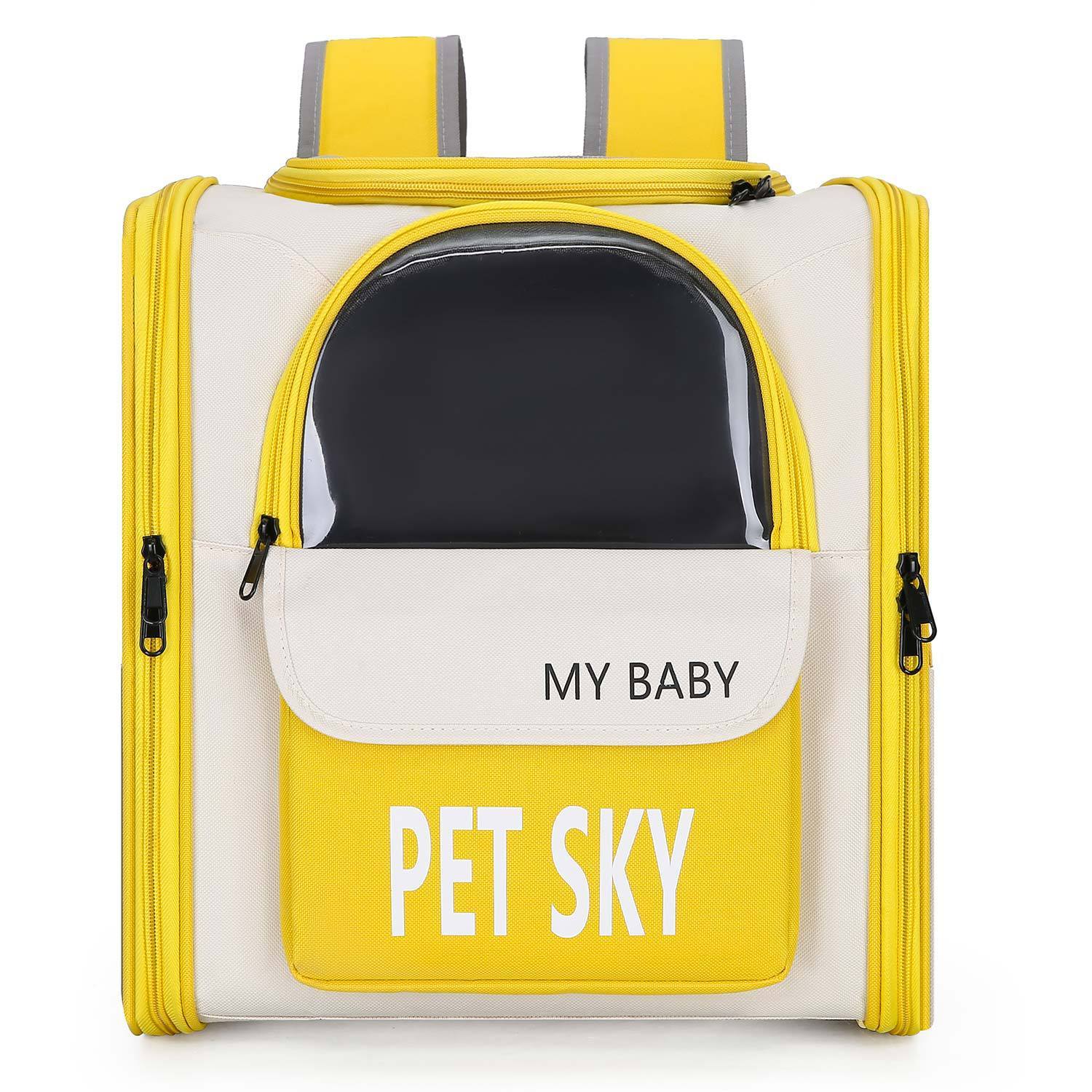 HKM-376403 Breathable Outdoor Portable Backpack for Pets - Medium Oxford Cloth Pet Carrier