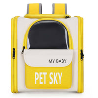 HKM-376403 Breathable Outdoor Portable Backpack for Pets - Medium Oxford Cloth Pet Carrier