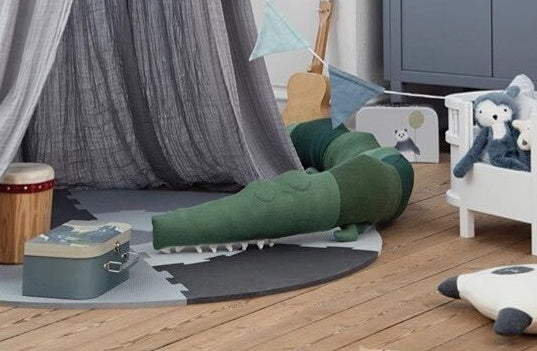 HKM-376531 Crocodile Doll Bed Surround Pillow - Soft Cotton, Eco-Friendly, 185CM