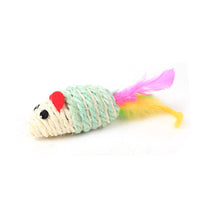 HKM-376659 Cat Wear-resistant Sisal Toy Mouse Head