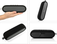 HKM-376915 Portable Waterproof Bluetooth Speaker with Dual 5W Audio, 8-Hour Playtime, and Built-In Mic