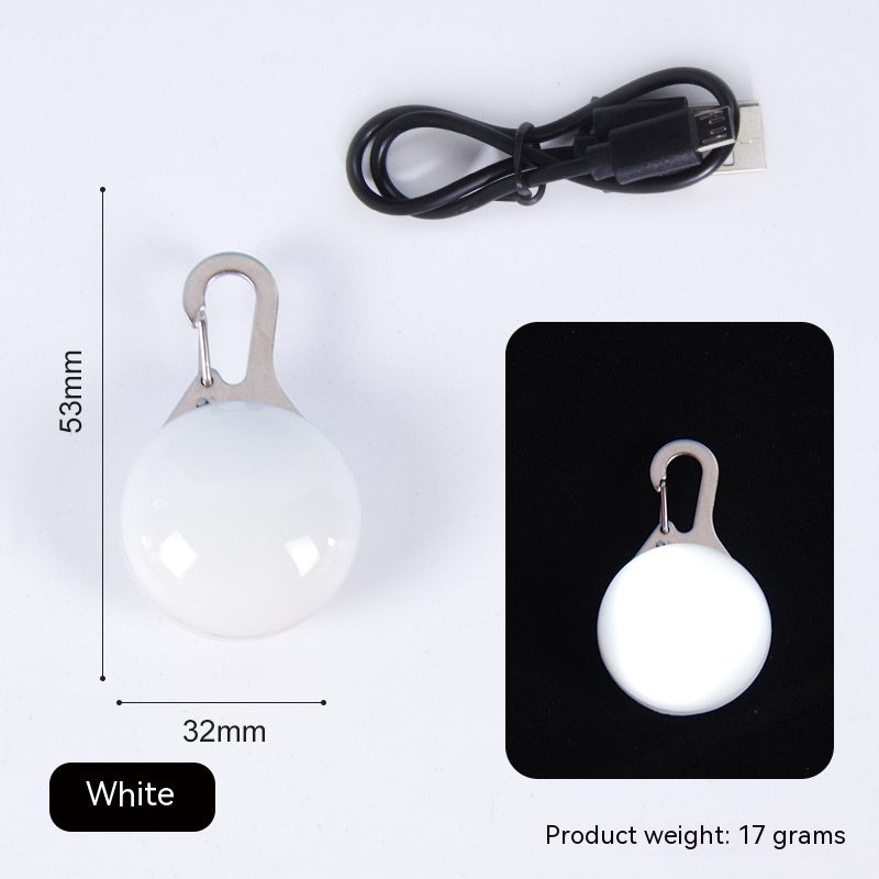 HKM-376979 Rechargeable LED Night Travel Anti-Lost Warning Light Pendant in Multiple Colors
